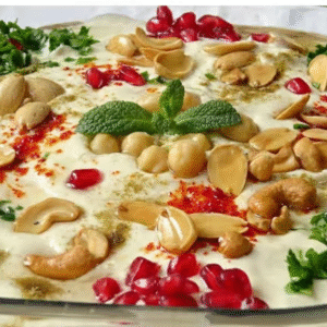Fatteh with Yogurt and hummus (Family Size)